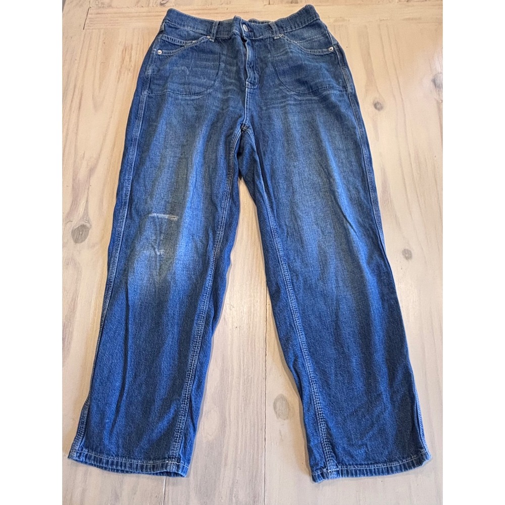 Free People Wide Leg Blue Jeans
Elastic Waist Baggy Y2K
Streetwear‎ Women's M